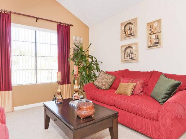 living room at Overlook at Bernardo Heights Apartments