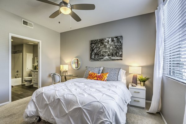 bedroom at Regents Court Apartments