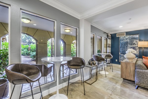 Clubhouse with elegant interior design at Regents Court Apartments