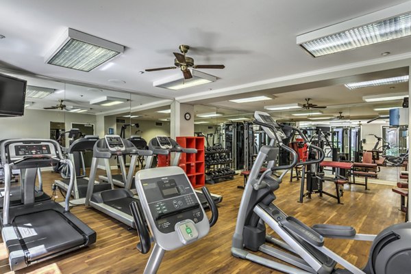 fitness center at Regents Court Apartments