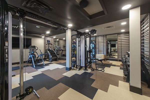 fitness center at Ellison Heights Apartments