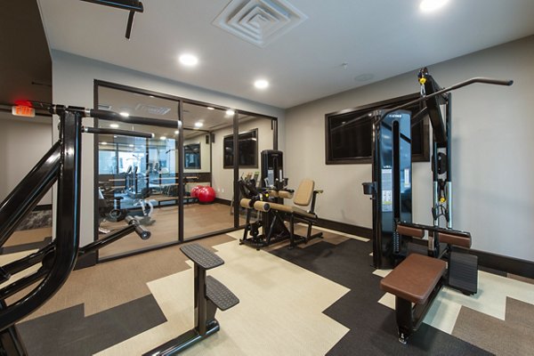 fitness center at Ellison Heights Apartments