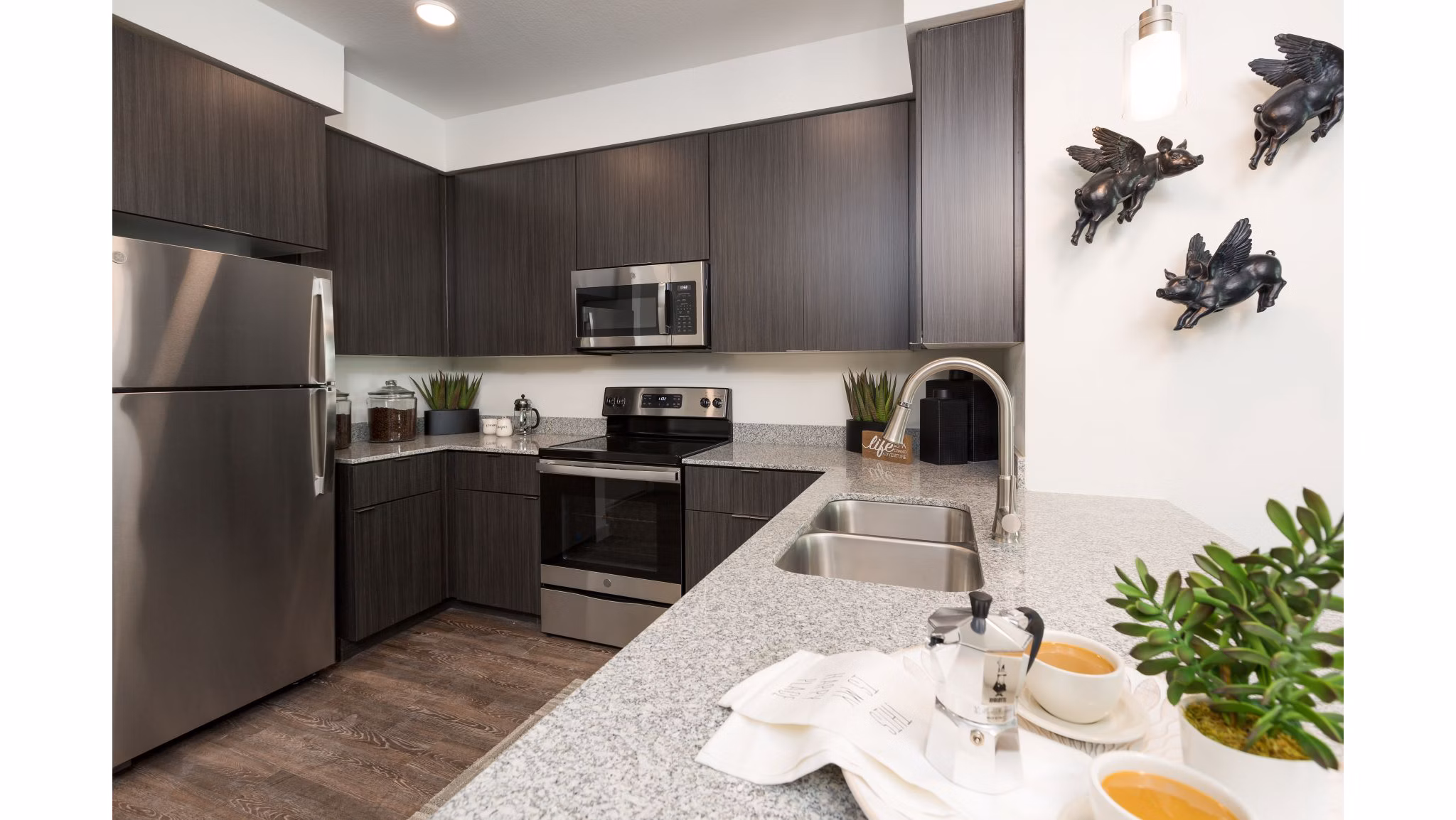 kitchen at Parc Roundtree Ranchk Apartments