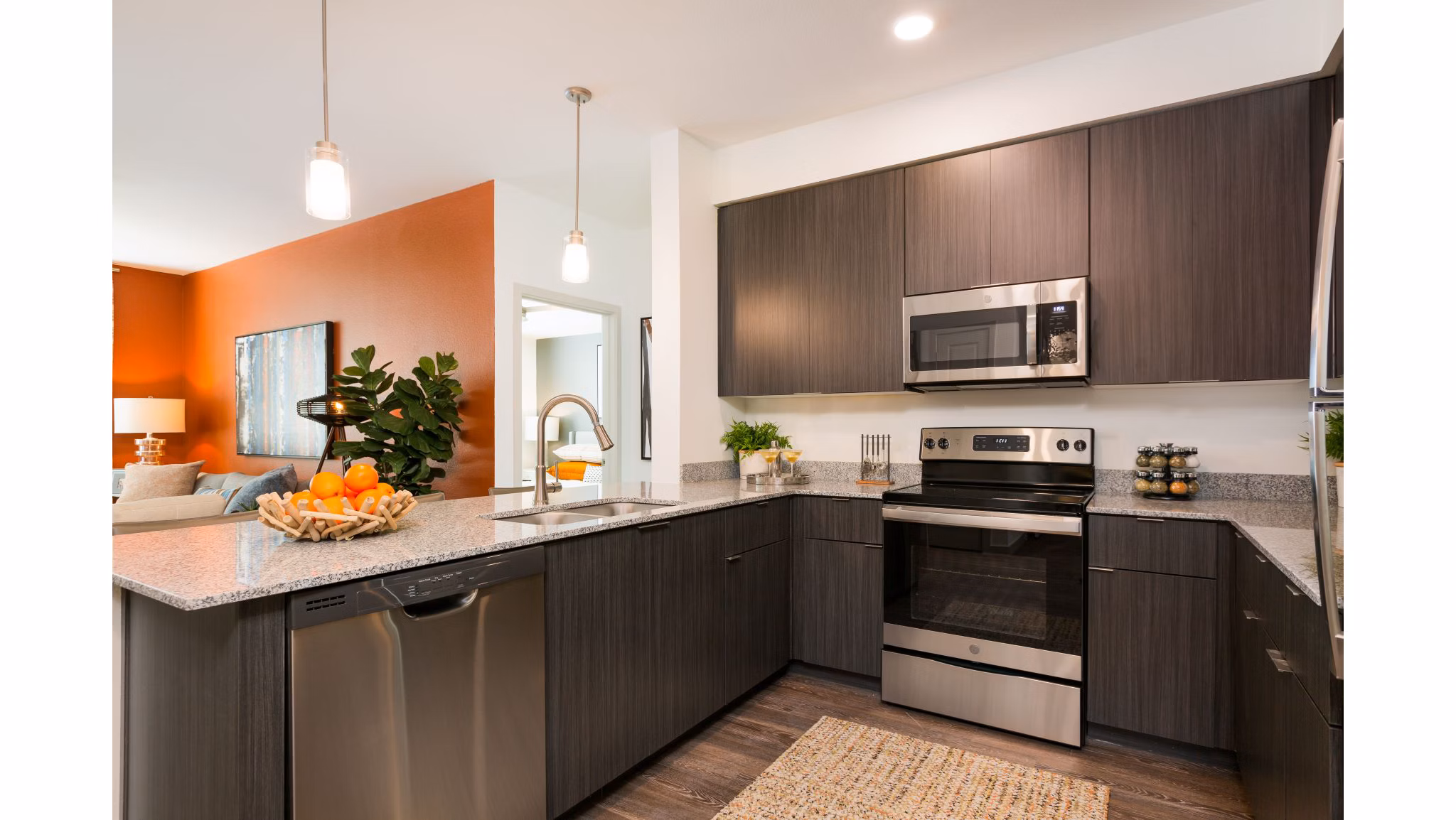 kitchen at Parc Roundtree Ranchk Apartments