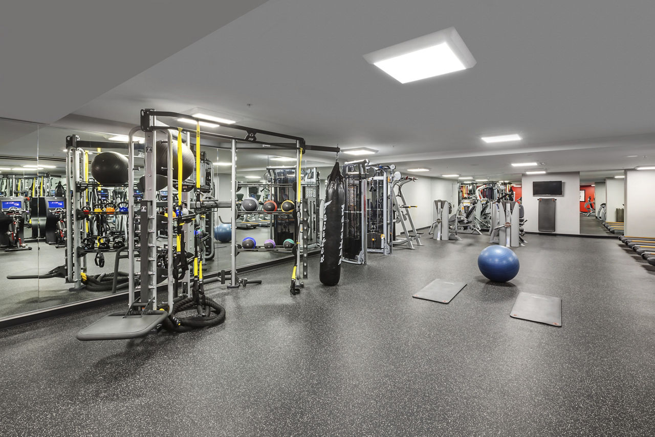 Gym at One South Market Apartments (2 of 3)