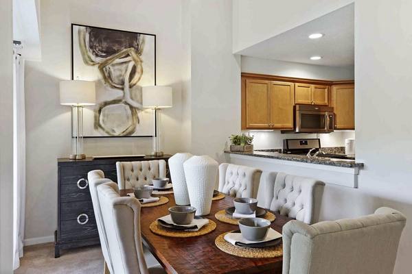 dining room at Avana Marlborough Apartments