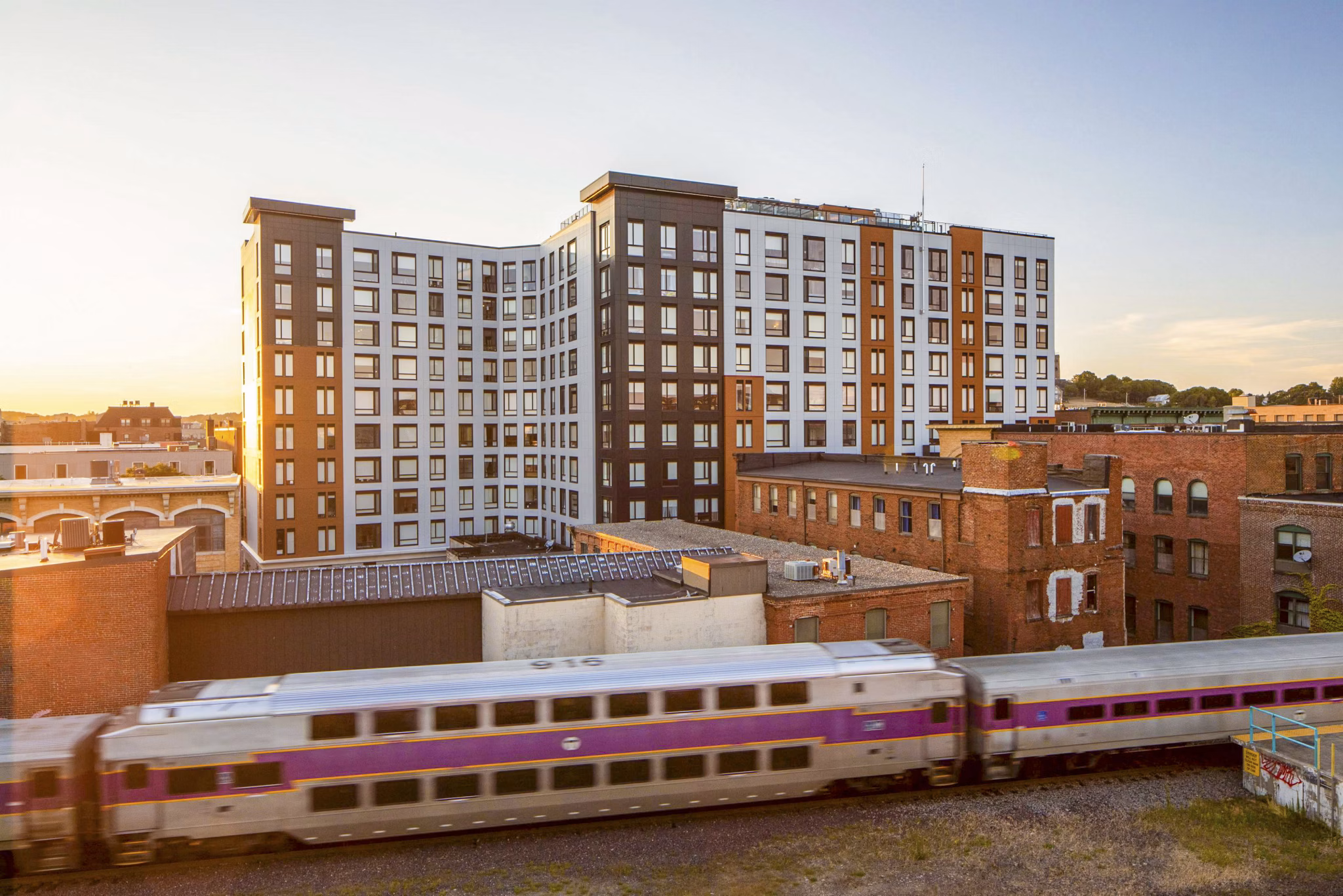 Caldwell Apartments: Contemporary luxury apartments with a sleek facade