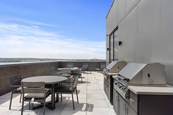 grill area at Bay One Apartments