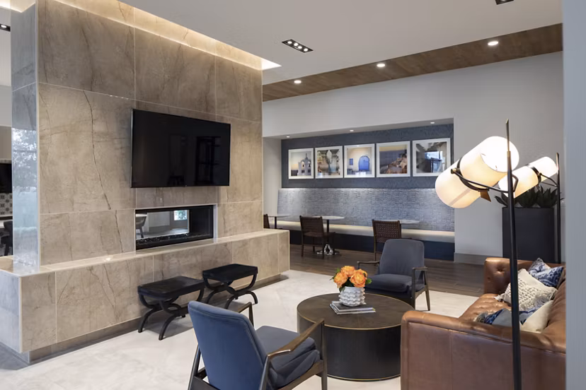 Elegant clubhouse with modern interiors at Broadstone Vintage Park Apartments