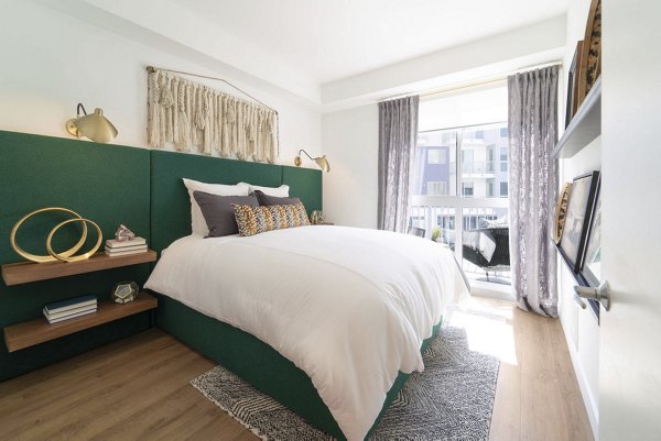 bedroom at The Upper Ivy Apartments