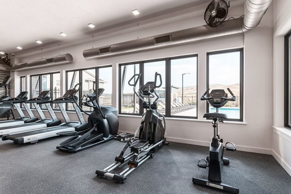 fitness center at Haven Dell Apartments