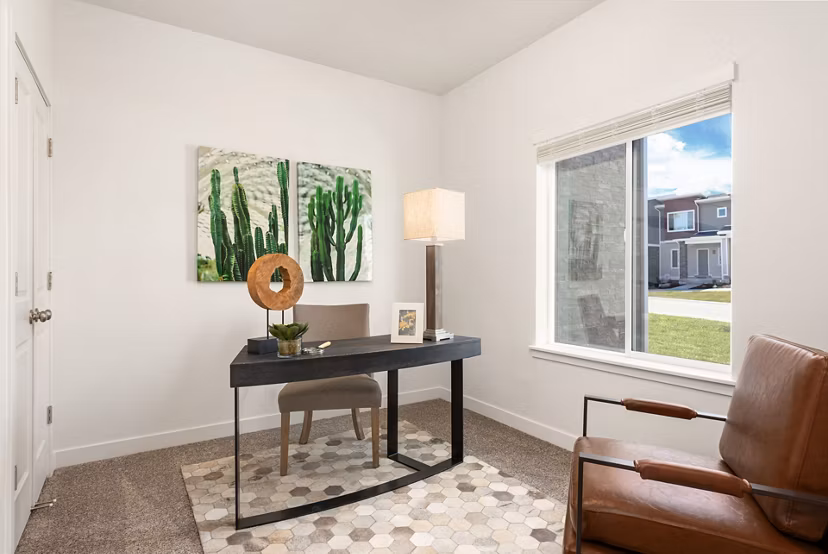 Spacious modern kitchen with stainless steel appliances in Haven Dell Apartments