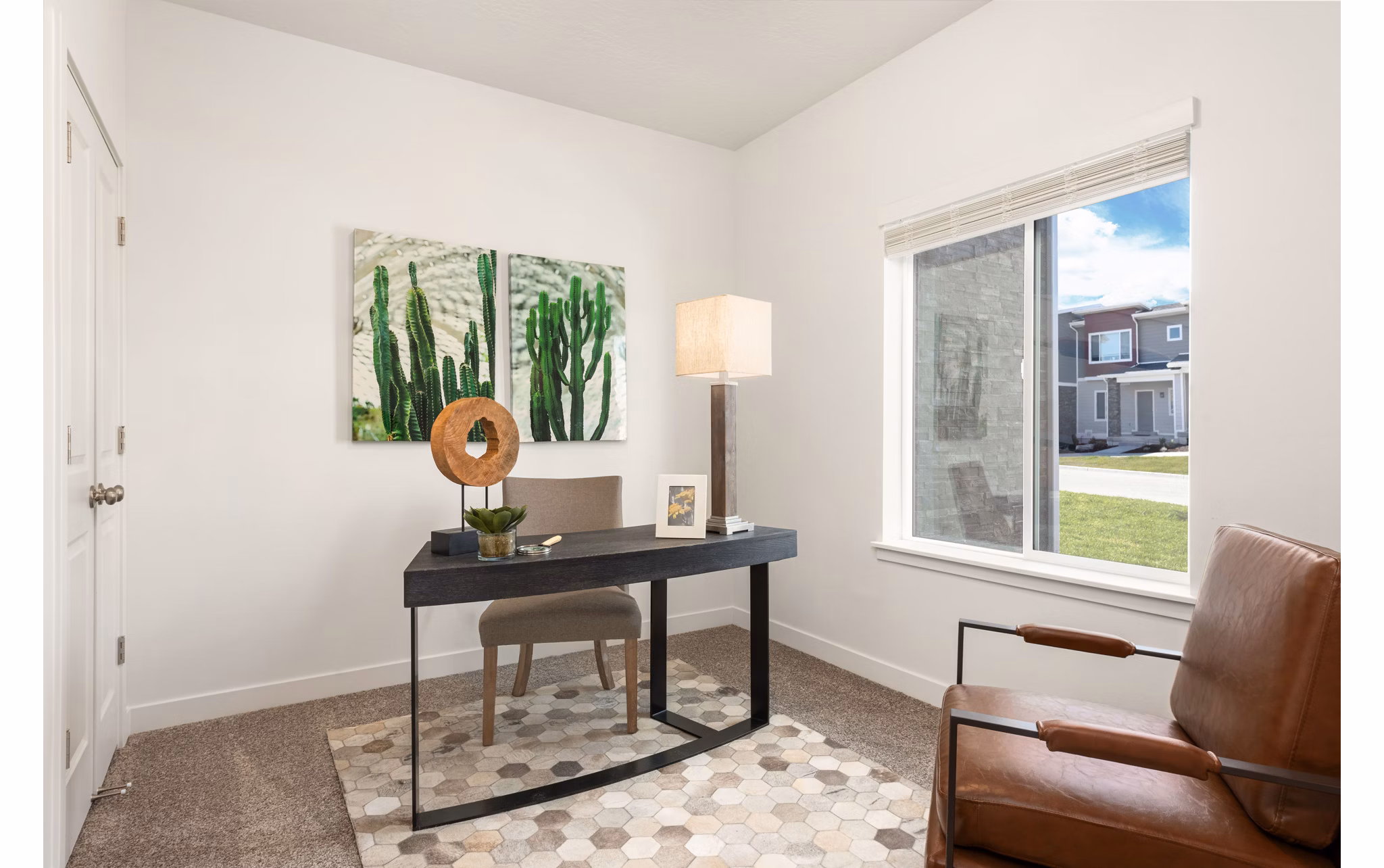Spacious modern kitchen with stainless steel appliances in Haven Dell Apartments