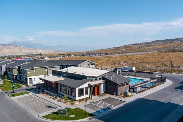 Haven Dell Apartments: Scenic exteriors of luxury apartments with lush landscaping and modern design features