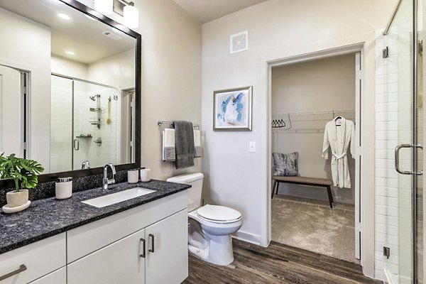 bathroom at Album Benbrook Apartments