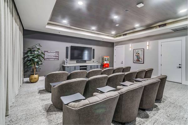 clubhouse theater at Album Benbrook Apartments