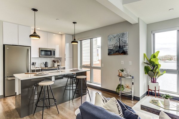 kitchen at Boston East Apartments