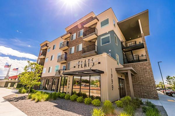exterior at North Temple Flats Apartments