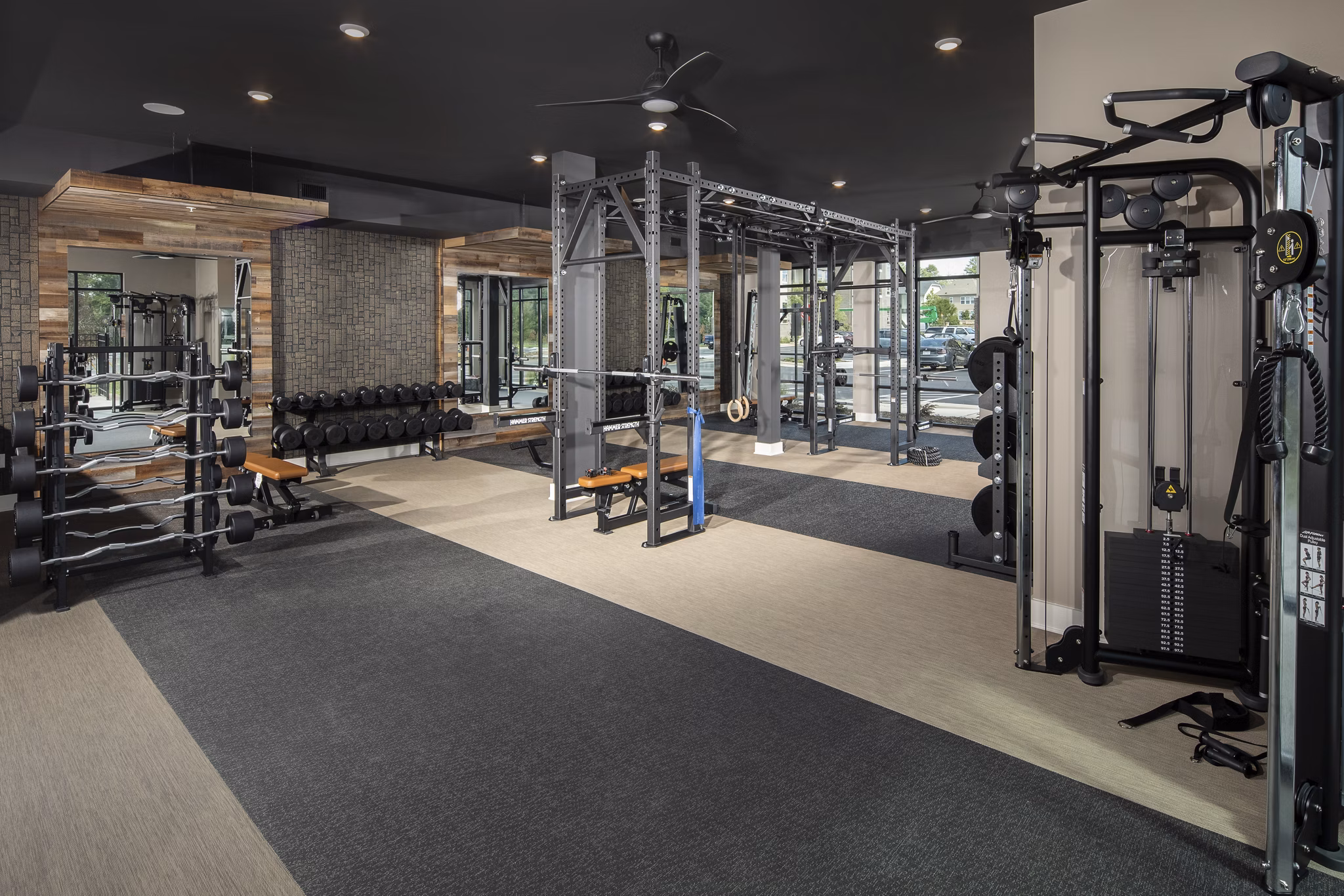 Fitness center with state-of-the-art equipment at Broadstone Trailside Apartments
