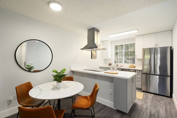 kitchen at The Arbors Apartments