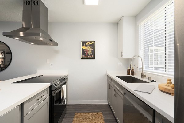 kitchen at The Arbors Apartments