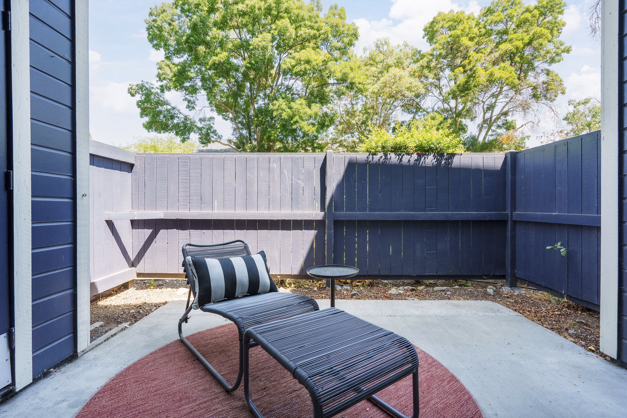 patio at The Arbors Apartments