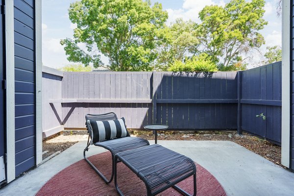 patio at The Arbors Apartments