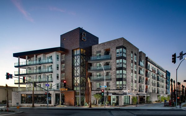 Garrison Apartments: Elegant facade of luxury apartments in an urban setting