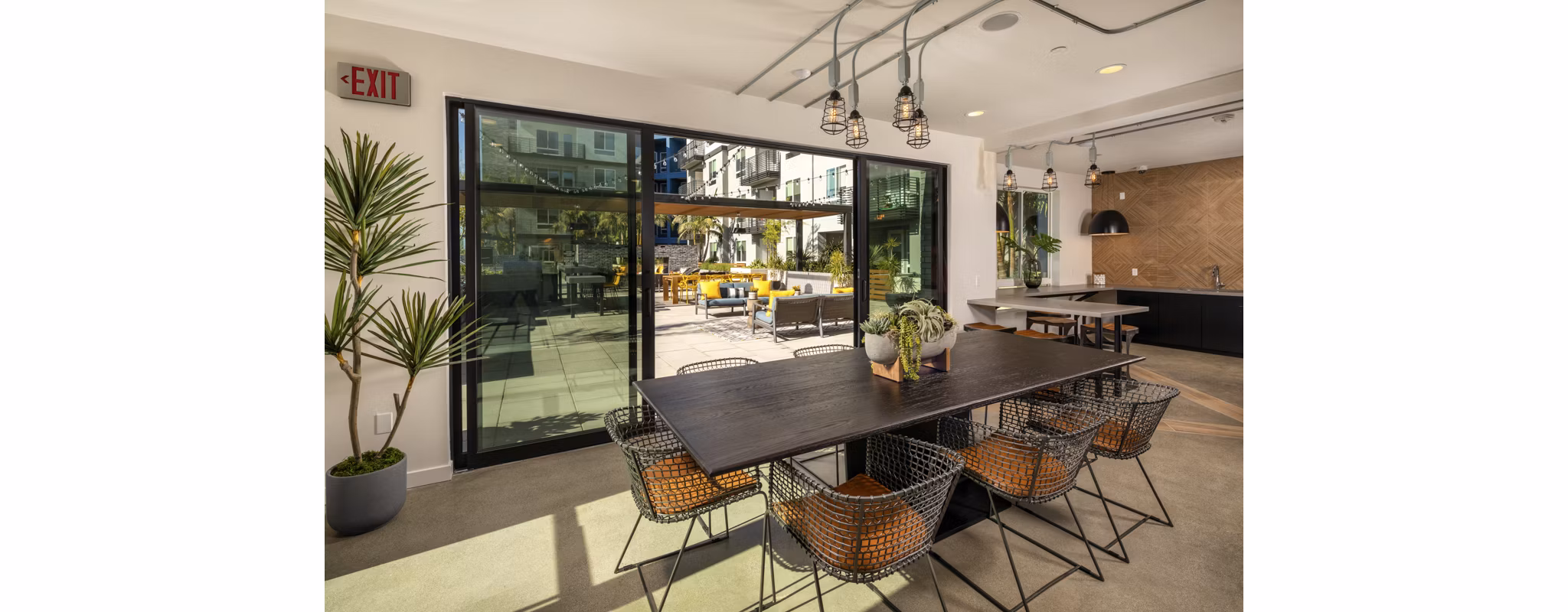 Modern meeting facility equipped with state-of-the-art technology at Garrison Apartments Ideal for business gatherings and events