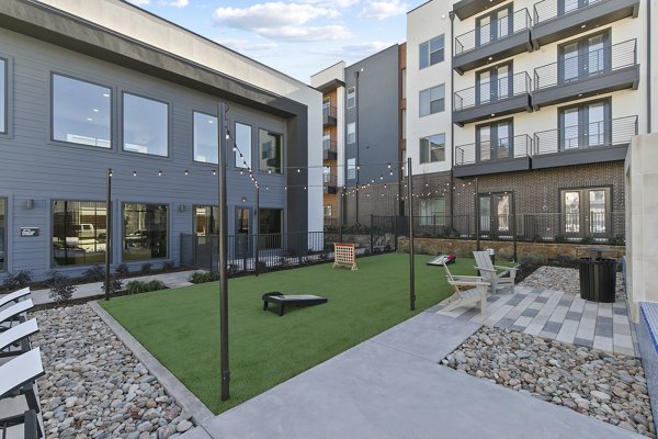 dog park at The Jameson at the Bluffs Apartments 