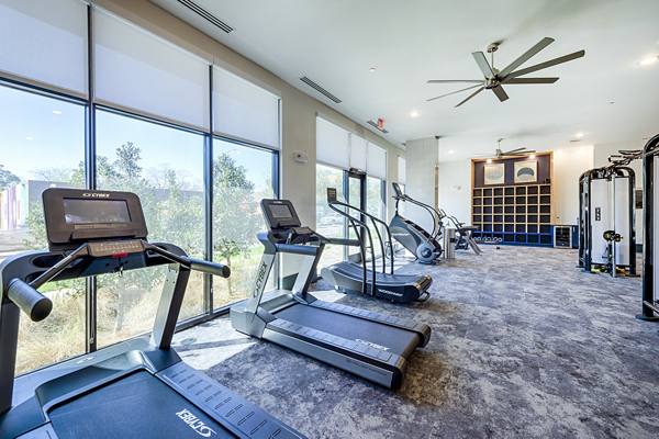 fitness center at Foundry on 19th Apartments