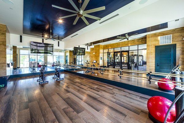 fitness center at Foundry on 19th Apartments