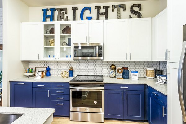 kitchen at Foundry on 19th Apartments