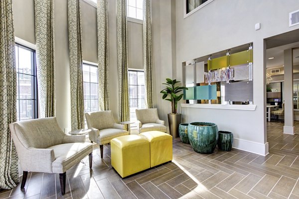 Luxurious clubhouse with modern furnishings at The Manor at Weston Apartments, perfect for social gatherings and relaxing moments
