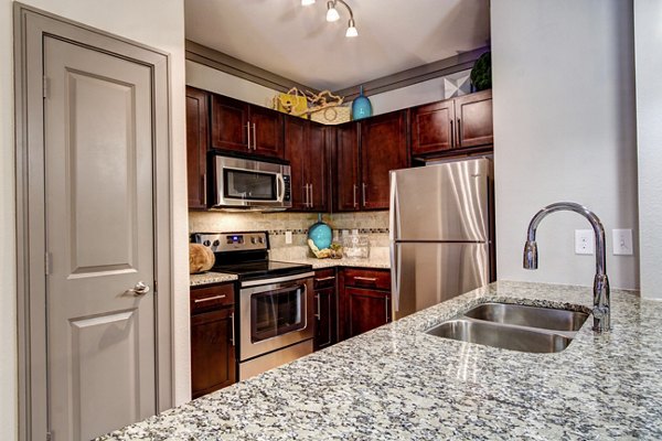 kitchen at The Manor at Weston Apartments