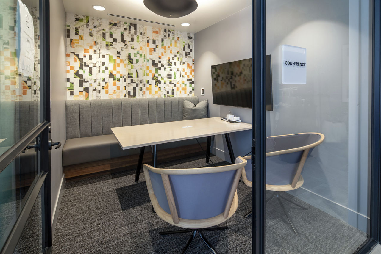 Work space at Cameo Apartments