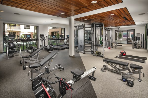 fitness center at Cameo Apartments