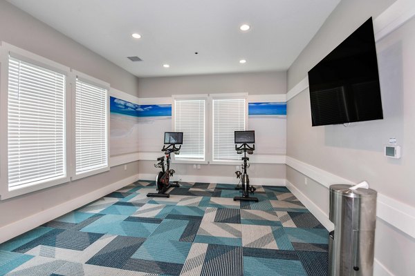 fitness center at Isla Apartments