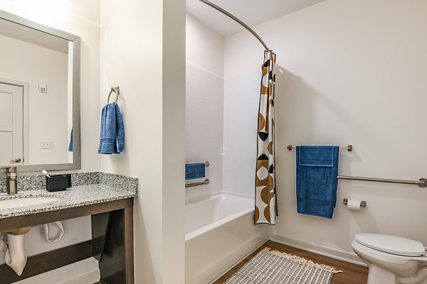 bathroom at Renaissance Santa Rosa Apartments