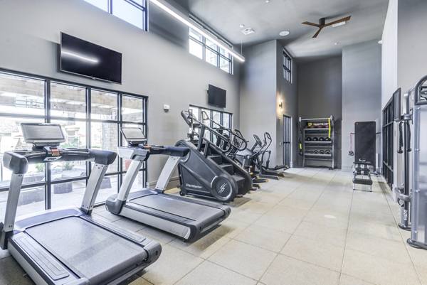 fitness center at Monaco Midland Apartments