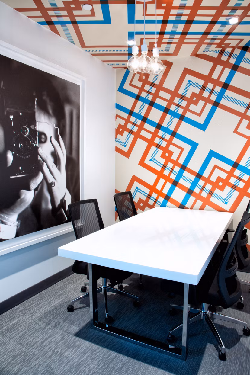 Clubhouse featuring modern design and social spaces at The 505 Apartments