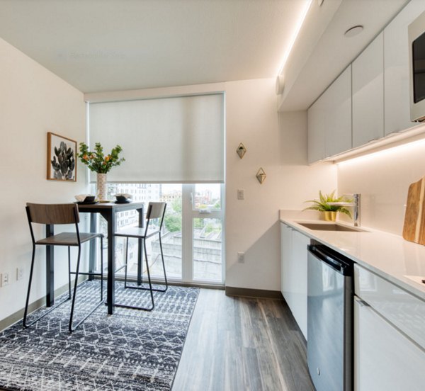 kitchen at The Durant Apartments