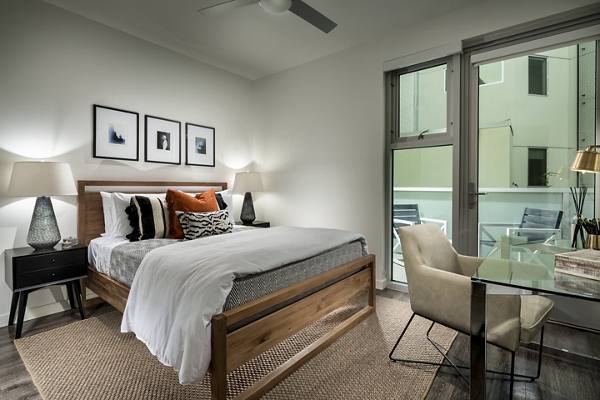 bedroom at Chelsea Santa Monica Apartments