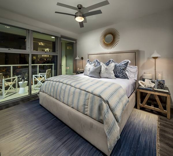 bedroom at Chelsea Santa Monica Apartments