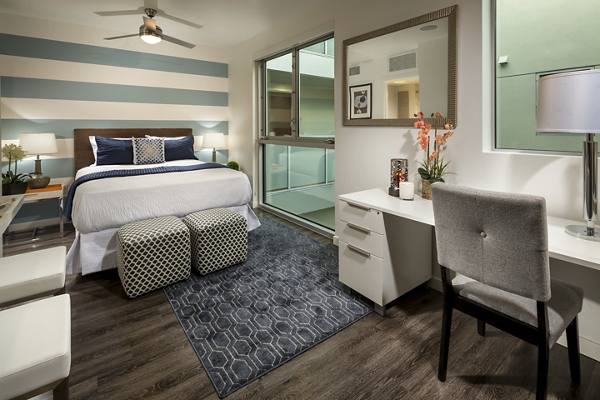 bedroom at Chelsea Santa Monica Apartments