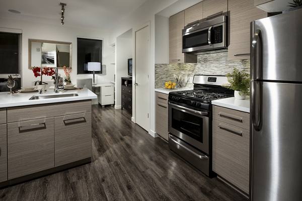 kitchen at Chelsea Santa Monica Apartments