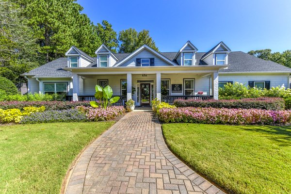 Contemporary clubhouse at Avana Acworth Apartments featuring modern seating and recreational spaces