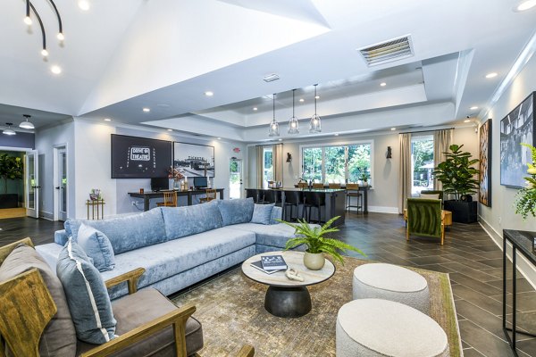 Clubhouse with modern design elements at Avana Acworth Apartments