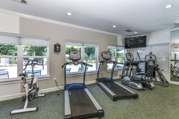 Modern fitness center with state-of-the-art equipment at Avana Acworth Apartments