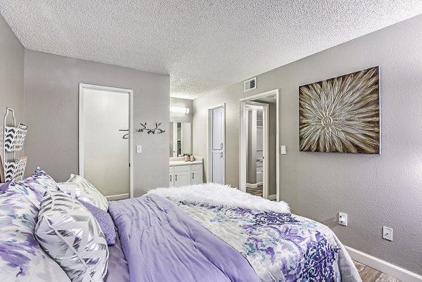 Bedroom at The Marlow Apartments